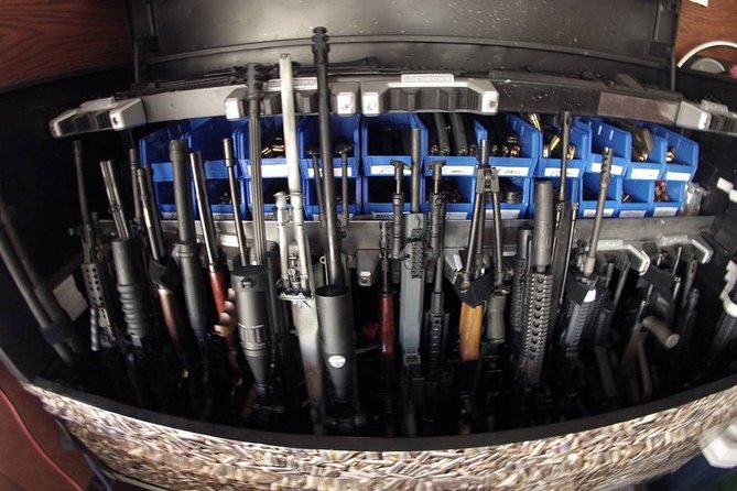 Off Road UTV and 3-Gun Shooting Package in Las Vegas - The Start Point at Sloan: Easy Access from Las Vegas