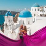 Oia Flying Dress Photoshoot Santorini - Starting Point in Oia for the Photoshoot