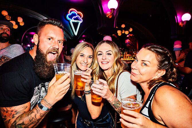 Old Vegas Fremont Barcrawl - The First Stop: Fremont Street Experience’s Buzzing Bars