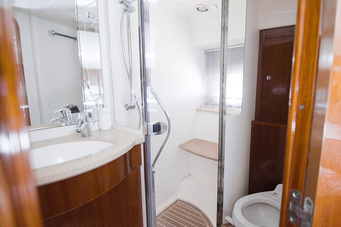 Olivia Grace 60 ft British Princess Yacht Rental - Premium All-Inclusive Amenities and Custom Menu Options