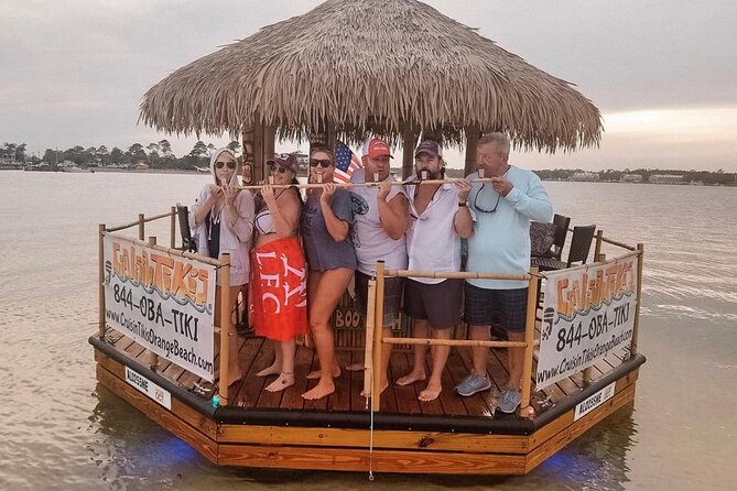 Orange Beach Islands 3-Hour Excursion - The Floating Tiki Bar Boat: A Fun and Stylish Vessel
