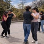 Outdoor Latin Rhythm Classes in Downtown Oaxaca - Learning the Basic Salsa, Bachata, Cumbia, and Merengue Steps