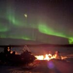 Överkalix - Lapland : Snowmobile Tour with Northern Lights - Cozy Fire Break with Berry Juice