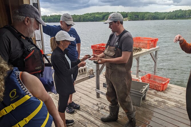 Oyster Tasting and Kayak Tour - Visiting Hidden Coast Shellfish’s Floating Farmhouse