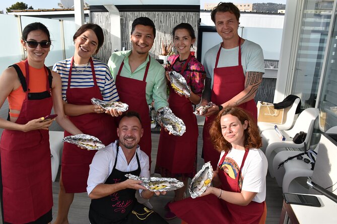 Paella Private Cooking Class in Sitges - The Venue: A Scenic Rooftop Cooking Studio with Practical Amenities
