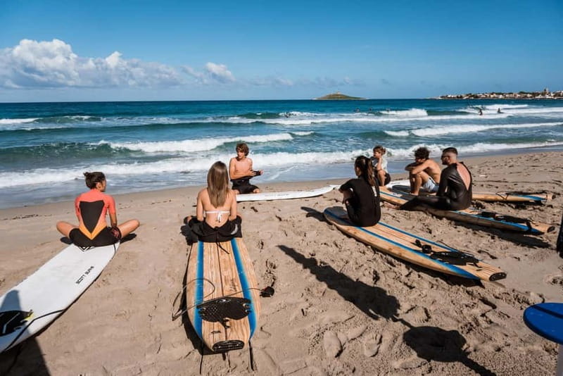 Palermo: Surf Lesson with Certified Instructor - Meeting at Isola Surf School & Club in Isola delle Femmine
