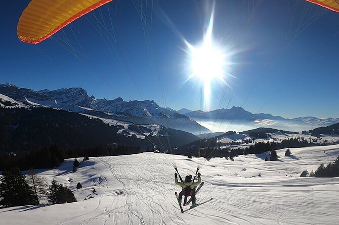 Paragliding discovery flight in Villars sur Ollon - Experience at the Take-Off Site in Villars