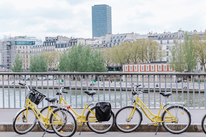 Paris day Bike Rental - Features of the Bikes: Baskets, Phone Mounts, Locks, and Helmets