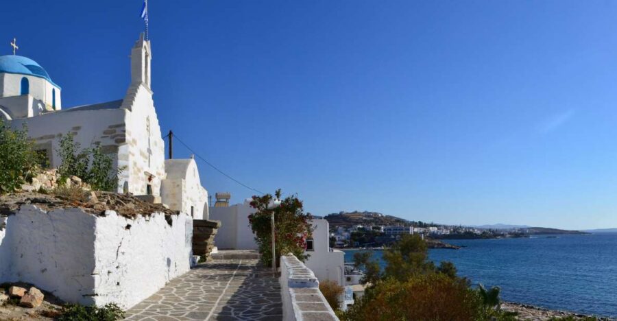 Paros & Antiparos Islands French tour including lunch - Starting in Paroikia and Visiting the Byzantine Church of Ekatontapyliani