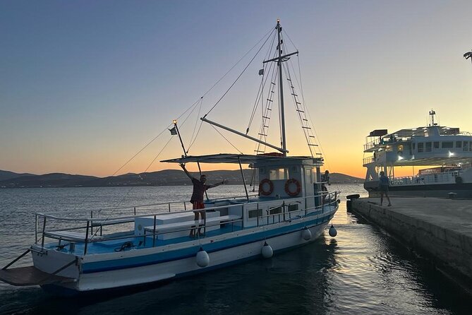 Paros Half Day Wooden Boat Sea Tours in Parikia Bay or Sunset - Departure Details and Meeting Point