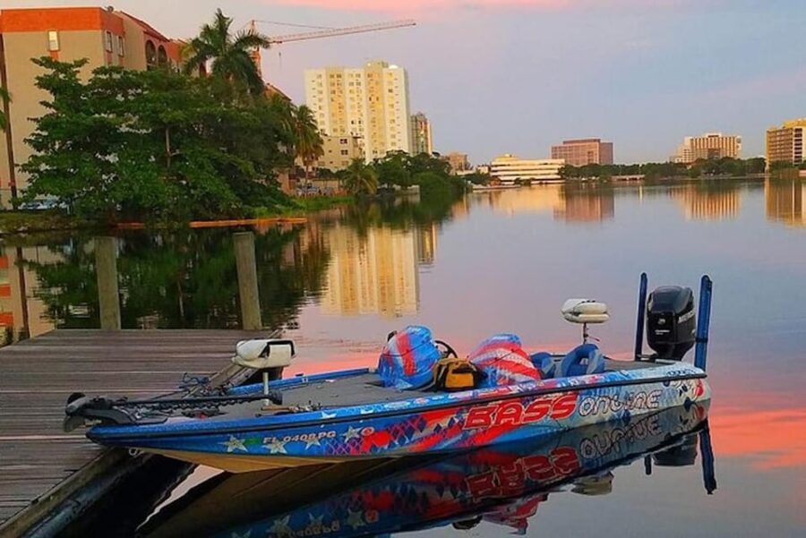 Peacock Bass Fishing Trips Near Miami Florida - Modern boats and licensed captains ensure safety and comfort