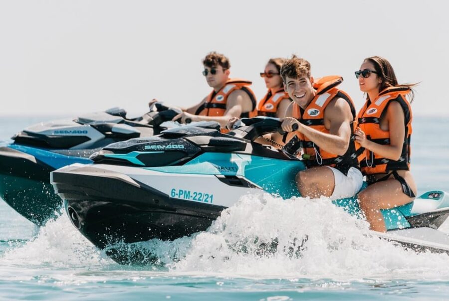 Peguera: Racing Car Drive and Jet Ski Combo Tour - Starting Point at the Formula Tours Office in Peguera
