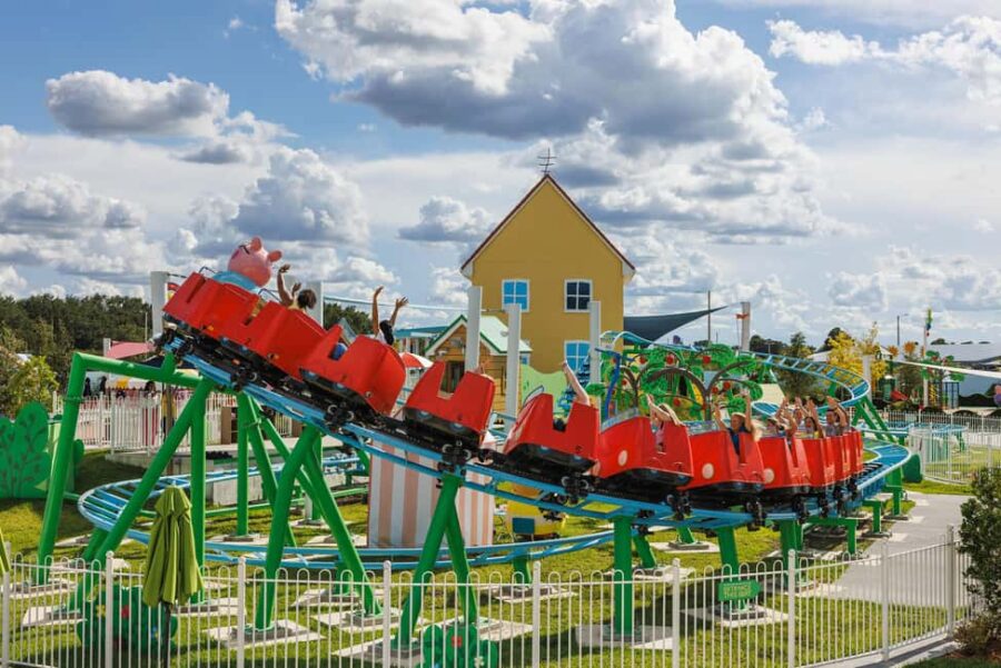 Peppa Pig Theme Park Dallas Fort Worth Entry Ticket - Exploring the Rides: From Daddy Pigs Roller Coaster to Peppa Pigs Balloon Ride