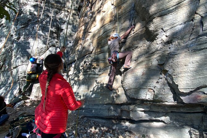 Pilot Mountain Rock Climb with a Certified Guide - Meeting Point at 1792 Pilot Knob Park Rd, Pinnacle, NC