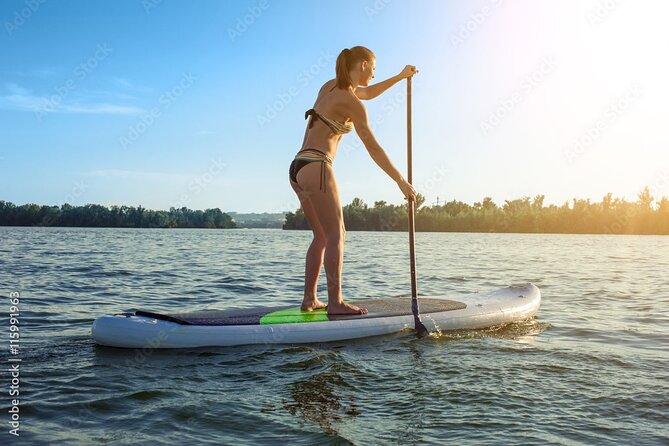 Plymouth Harbor Stand-Up Paddleboard Rental - Launching from the Private Dock at Town Wharf