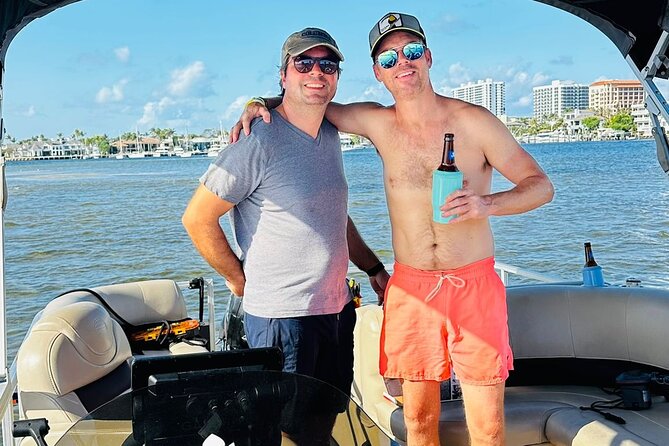 Pontoon Boat 26ft (12pp/115Hp) - Hollywood - FLL - SunBoat rental - Accessing the Intracoastal Waterway from Hollywood and Dania Beach