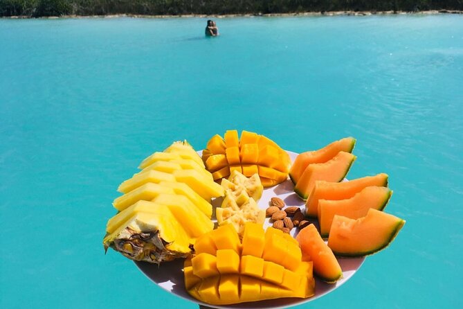 Pontoon Tour - Visit the Pirate Channel, Cenotes and Islands. - Exploring the Lagoon of the Seven Colors