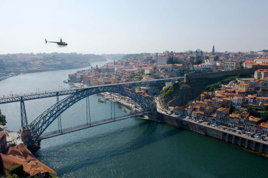 Porto: Douro Vineyards Helicopter Tour - Porto Helicopter Tour Departure Point at the Massarelos Heliport