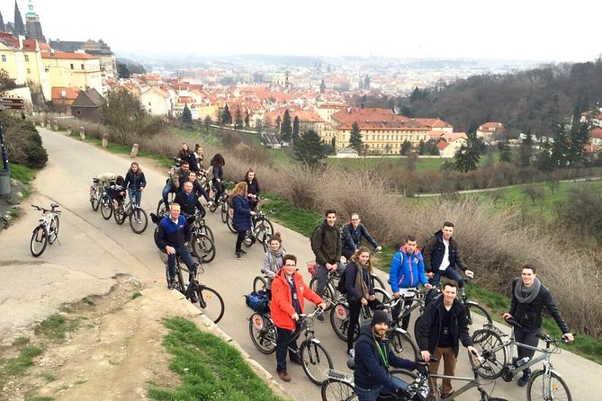 Prague E-Bike Tour - Stunning Viewpoints (small group) - Pedaling Along the Vltava River and Crossing to Letna Hill