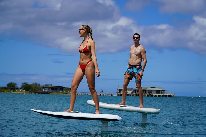 Premium eFoil Lesson near Waikiki - What Makes the Land Simulator and Gear Special