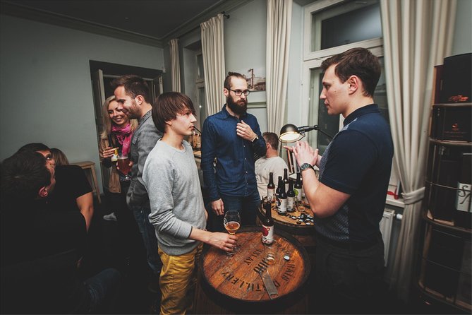 Premium Lithuanian Craft Beer Degustation - The Unique Location: Travel Addicts Club in Vilnius