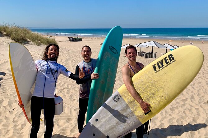 Priv Half Day Surf_full gear round & round trip transport_Lisbon - Full Gear and Insurance Included in the Price