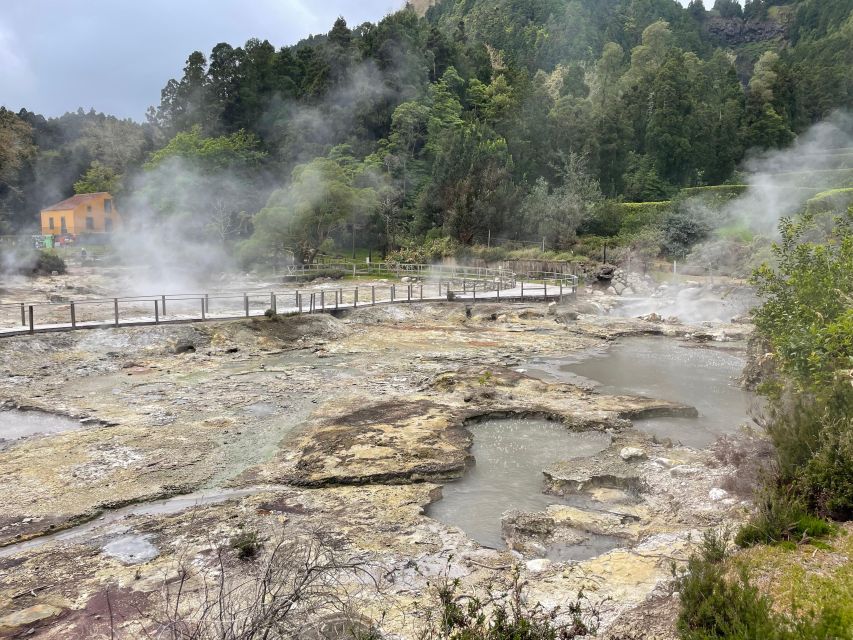 Privat van tour Furnas valley, Gorreana tea  islands gems - Discover São Miguel’s Stunning Volcanoes and Lakes