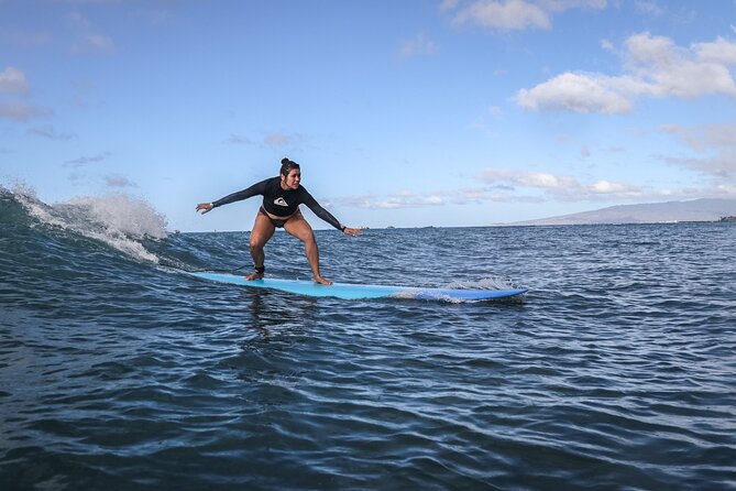 Private 1-On-1 Surf Lesson - The Beach and Wave Conditions at Waikiki