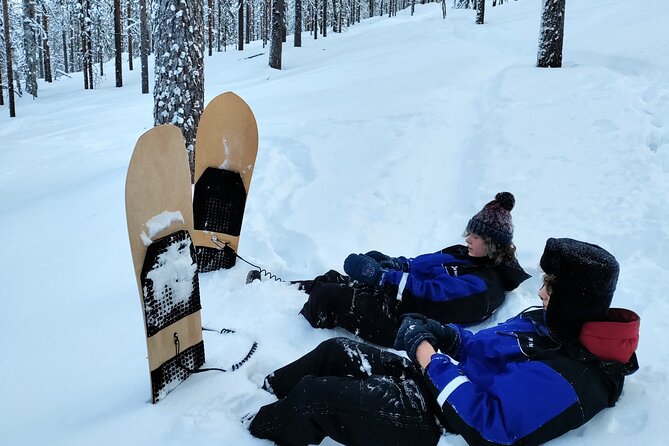 Private 2-Hour Snowboarding in Levi - Hiking Up with Snowshoes and Hot Drinks at the Summit