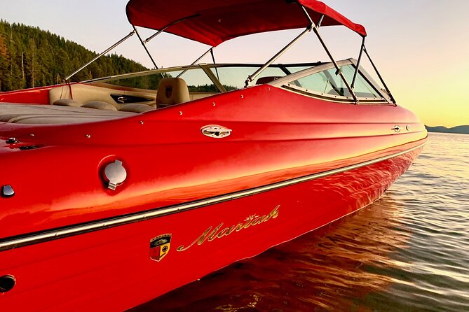 Private Boat Charter Emerald Bay in the Grateful Red - Exploring Emerald Bay and the Vikingsholm House