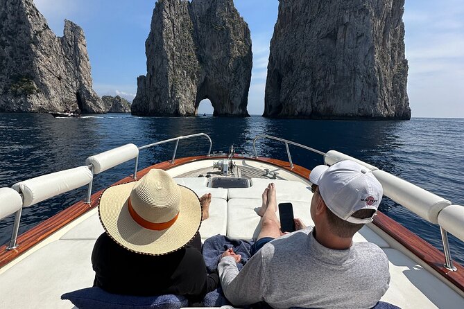 Private Boat Tour of Capri Island - The Green Grotto and Swimming Stops