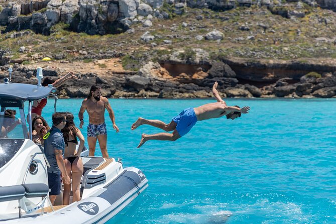 Private Boat Tour to discover Favignana and Levanzo from Trapani - Exploring Cala Azzurra: Snorkeling in the Crystal Clear Waters