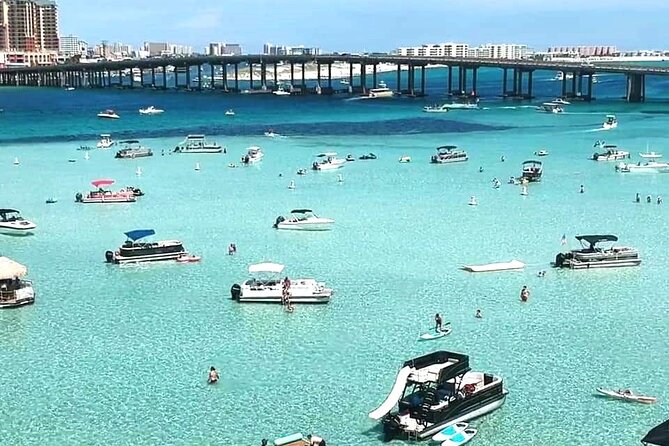 Private Captained Pontoon to Crab Island in Destin - Exploring Crab Island and Water Activities Included