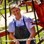 Private Cowboy Wood Fired Dinner for Your Mountain Experience - Watching Chef Cory Prepare a Gaucho-Style Dinner Over Open Fire