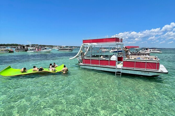 Private Crab Island Double Slides Pontoon Charter - Starting Point and Booking Details in Destin