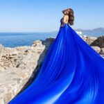 Private Flying Dress Photoshoot in Mikonos - The Dresses and How They Are Made to Fly