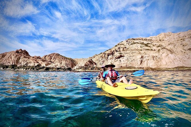 Private Glass bottom Kayak and snorkel at two Bays - Santa María Beach: Kayaking with a View and Safety Briefing