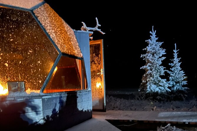 PRIVATE Glass Igloo Dinner Under Northern Lights - Inside the Glass Igloo: A Cozy Dining Experience