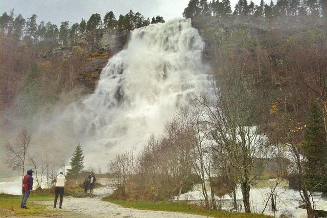 PRIVATE GUIDED TOUR: Norway's Highlights  Viking Special, 11-12 hours  WINTER - Visiting Historic Voss and The Famous Tvindefossen Waterfall