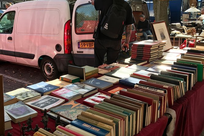 Private Half-Day Amsterdam Market Tour by Bike - Ethnic Goods and Unique Finds at Spui Book Market