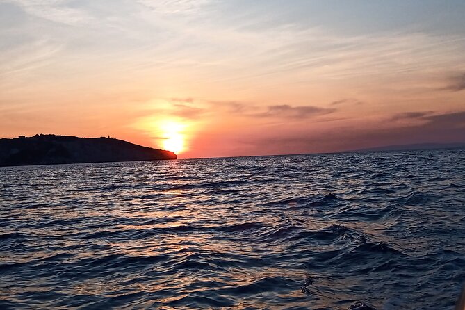 Private Luxury Sunset Cruise Blue Caves Champagne Included 5pax - The Starting Point at Psarou Harbor in Zakynthos