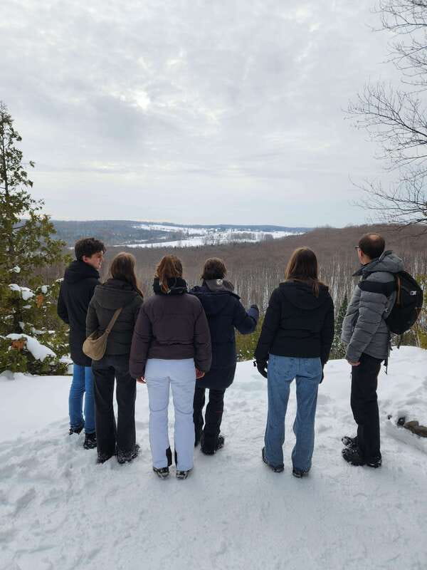 Private Nottawasaga Bluffs Caves Snowshoe-Creemore/Collingwd - Exploring the Caves Without the Summer Crowds
