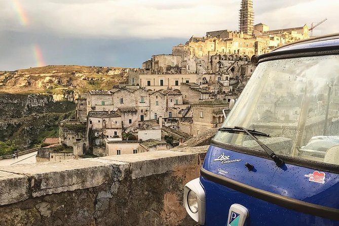 Private Panoramic Tour with Piaggio Ape Calessino in Matera - Climbing into the Piaggio Ape Calessino: A Vintage Way to Sightsee