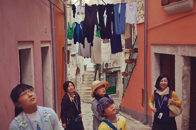 PRIVATE Rovinj walking tour - Climbing from the Port to Saint Euphemias