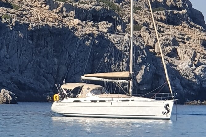 Private sailing trip to Kallithea Thermes Bay and Antony Quinn Bay. - Cruising along Rhodes’ Stunning Coastline