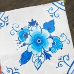 Private Souvenir Creation in Dutch Delft Blue from Netherlands - Creating Your Own Unique Delft Blue Tile