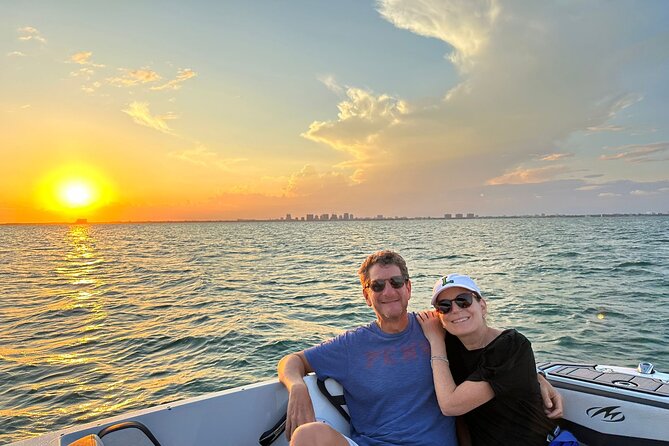 Private Sunset boat Cruise in Miami with Champagne by "The Cleat" - Optional Land View at The Cleat Mia