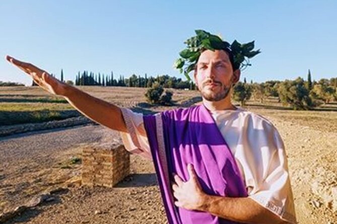 Private Theatrical Journey with Roman Emperor in Italica - The Included Spanish Lunch and Drinks