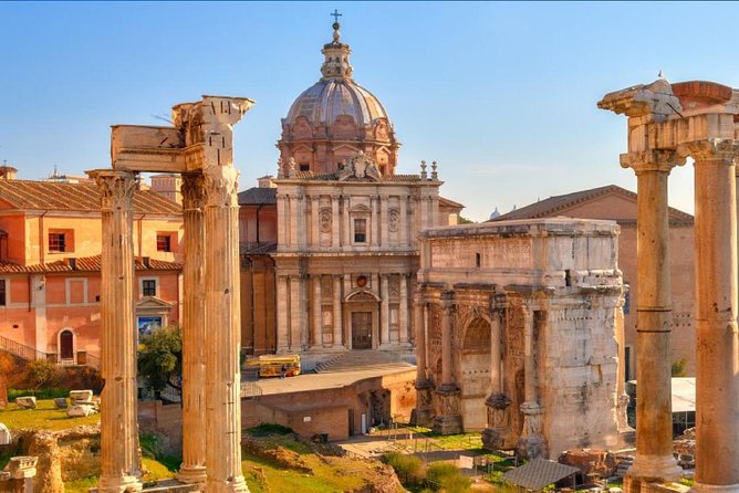 Private tour of the Colosseum and entrance to the Forum and Palatine - Walking Through the Roman Forum on Via Sacra