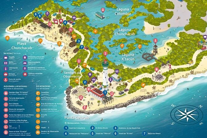 Private Tour to Punta Sur Eco Park Jeep 4x4 Group up to 4 Pax - Stops at Punta Sur Eco Parks Iconic Landmarks